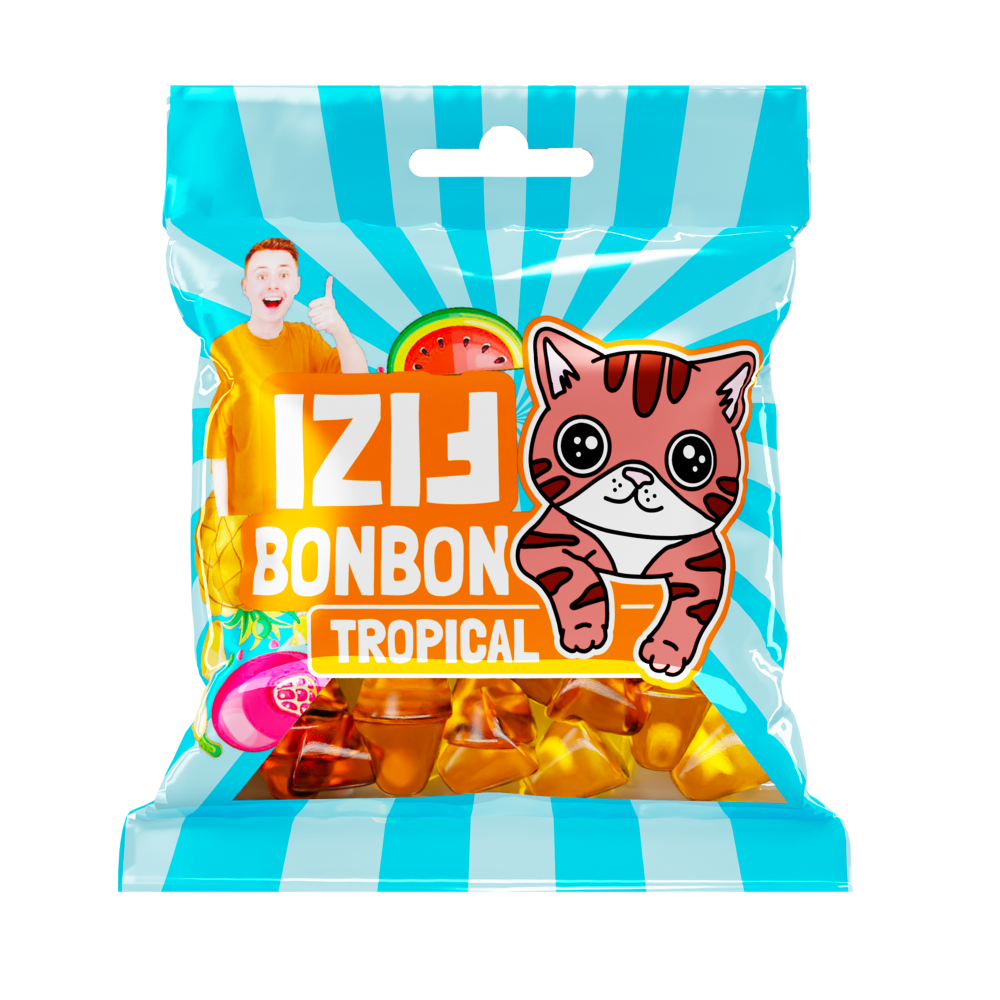 FIZI's BONBONS - Tropical 80g 5 pcs