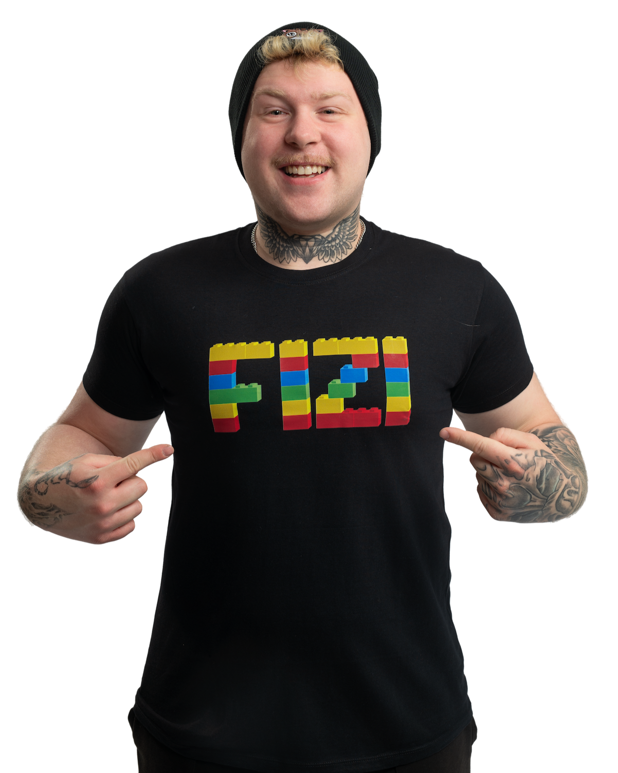 Tricou FIZI de la cuburi - negru