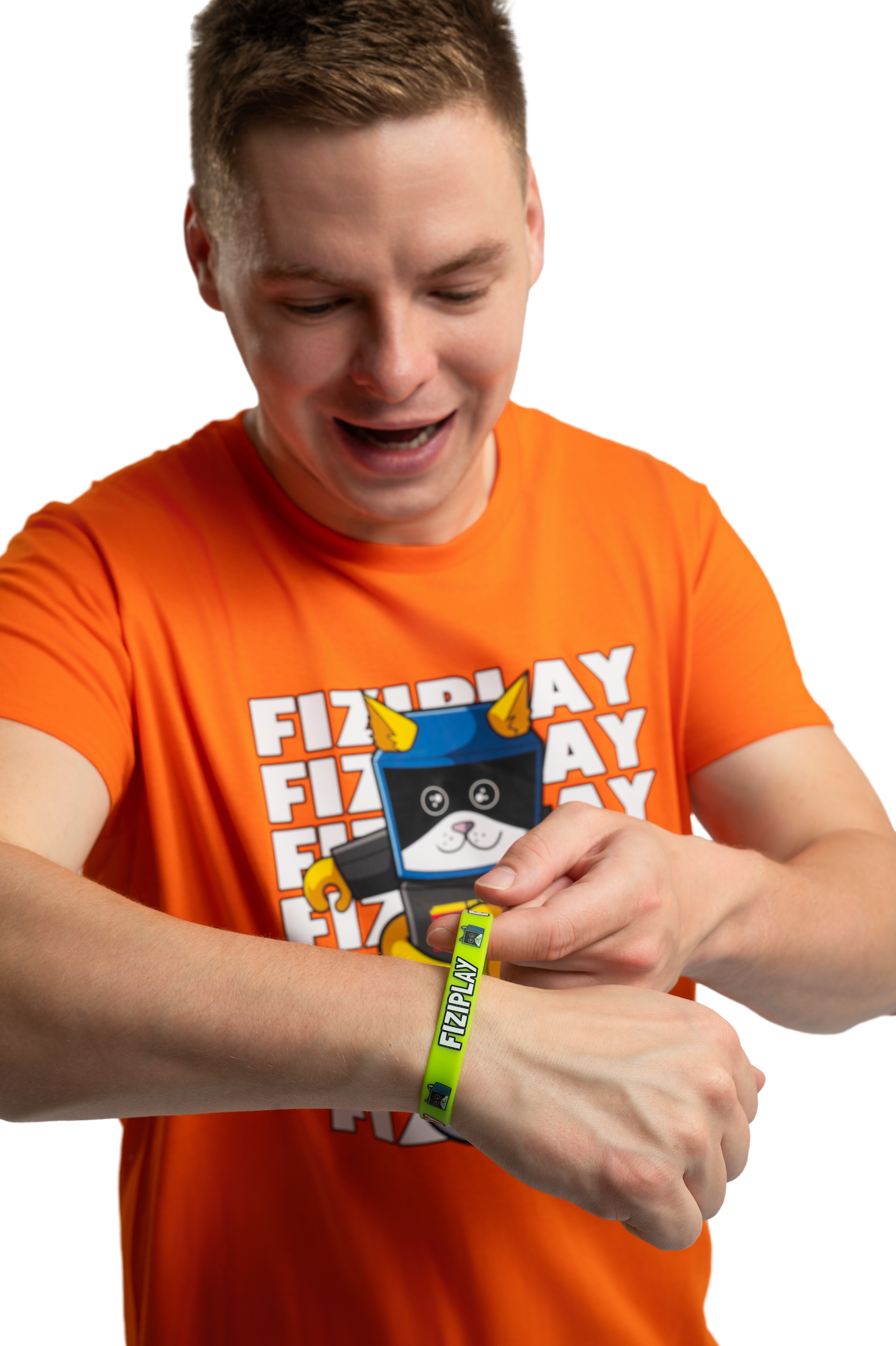 Rubber bracelet FIZIplay - green