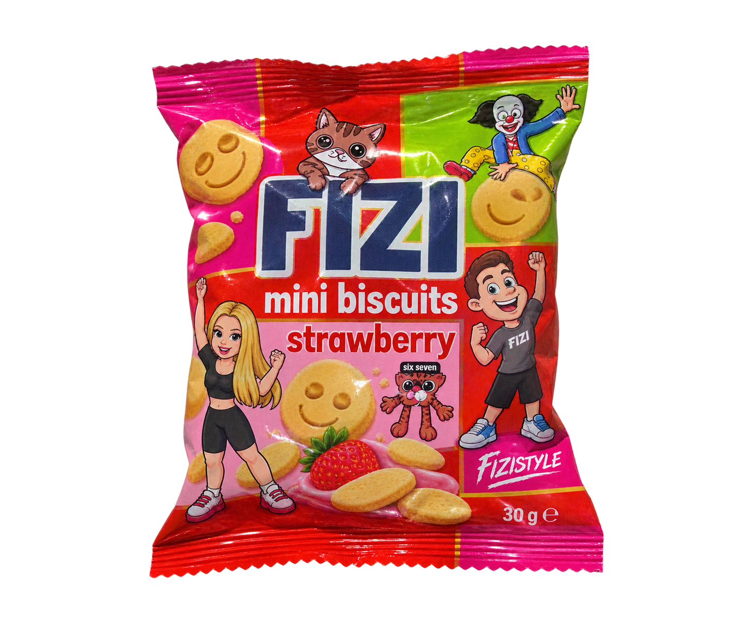 MINI BISCOTTI - FRAGOLA 5 pz