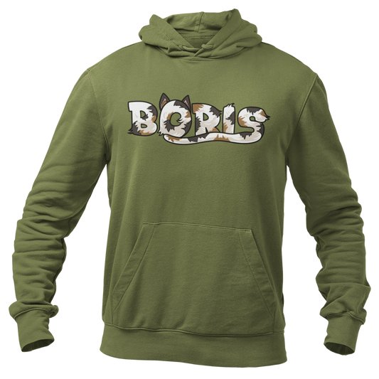 Owłosiona bluza BORIS - zielona