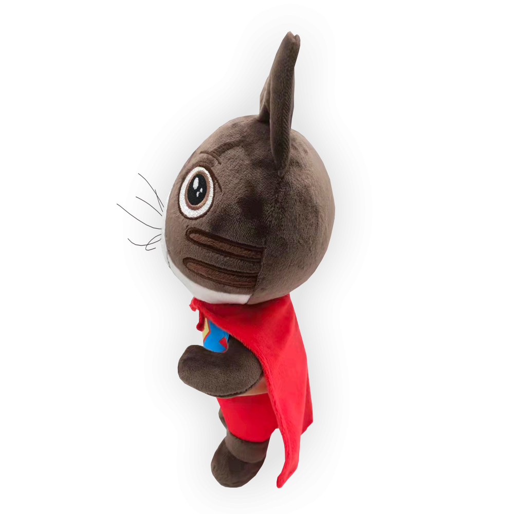 Plüss szuperhős macska Boris - 25 cm