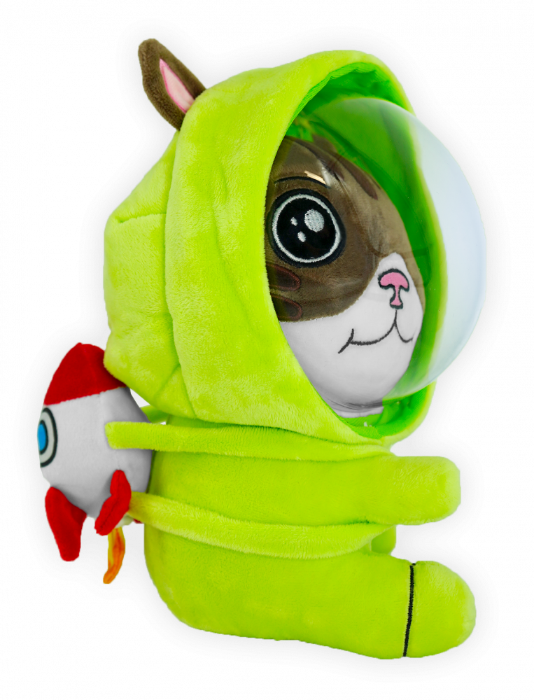 Pluș Astronaut Cat Boris - 25 cm