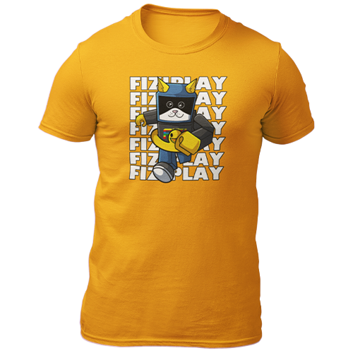 T-shirt FIZIplay - pomarańczowy