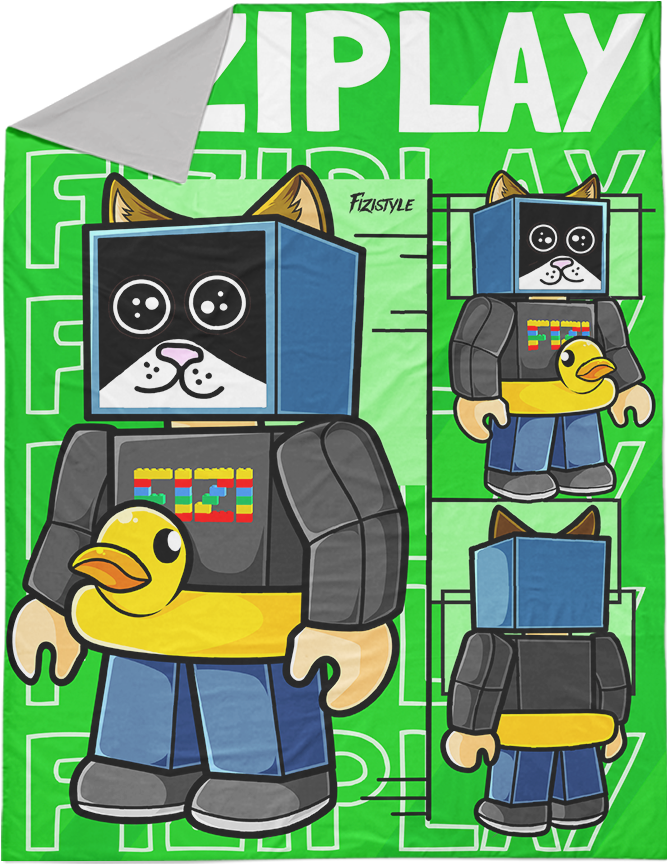 Lenjerie inclusă 3D 140x200, 70x90cm - FIZIplay