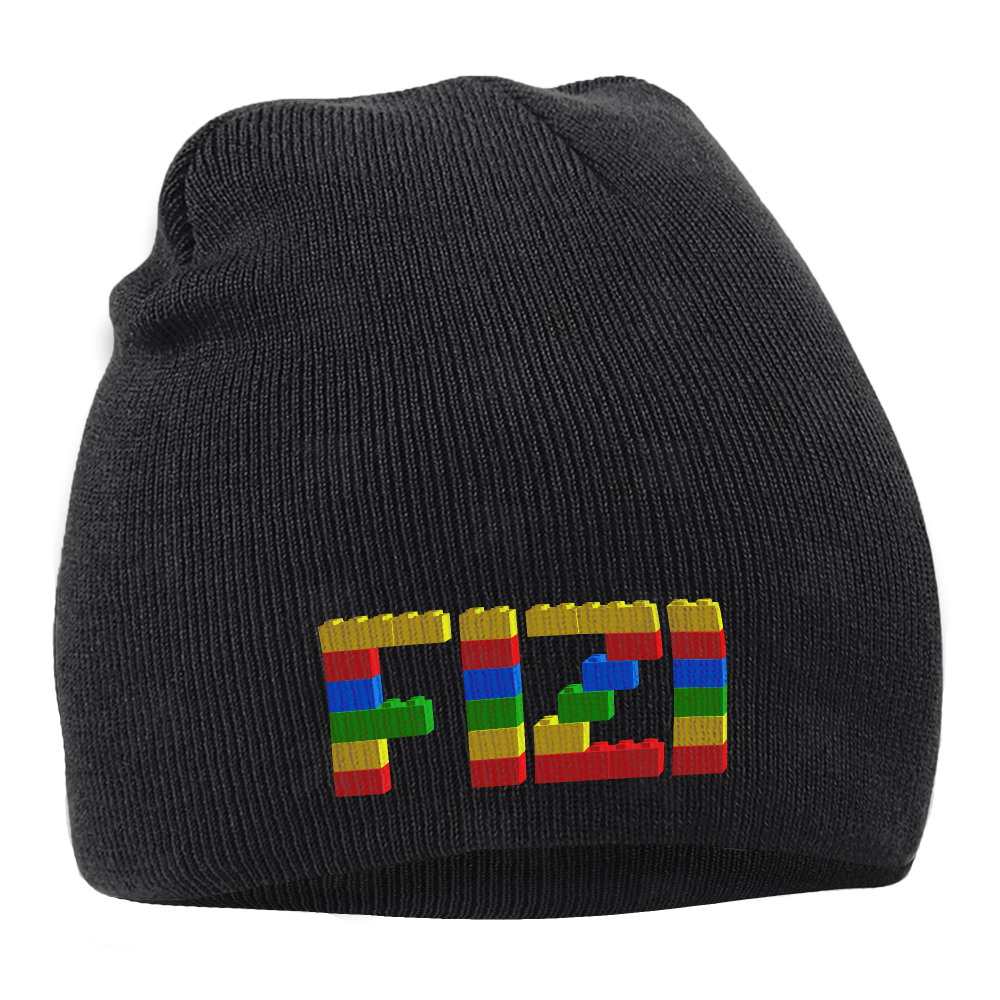 Șapcă FIZI din cuburi - negru