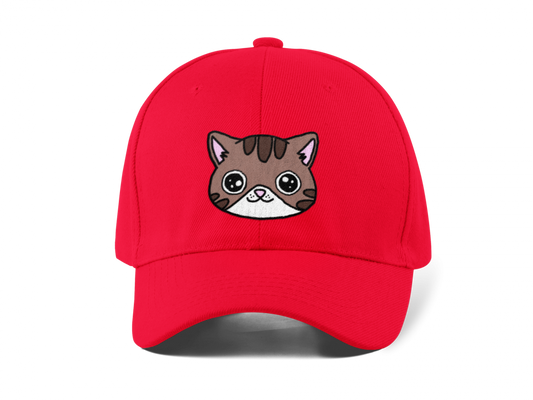 BORIS czapka dla kota - czerwona