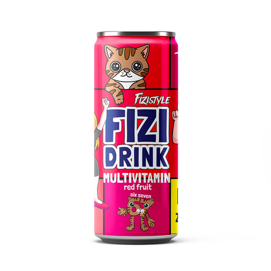 FIZI DRINK - Multivitamín Red fruit 250ml CZE