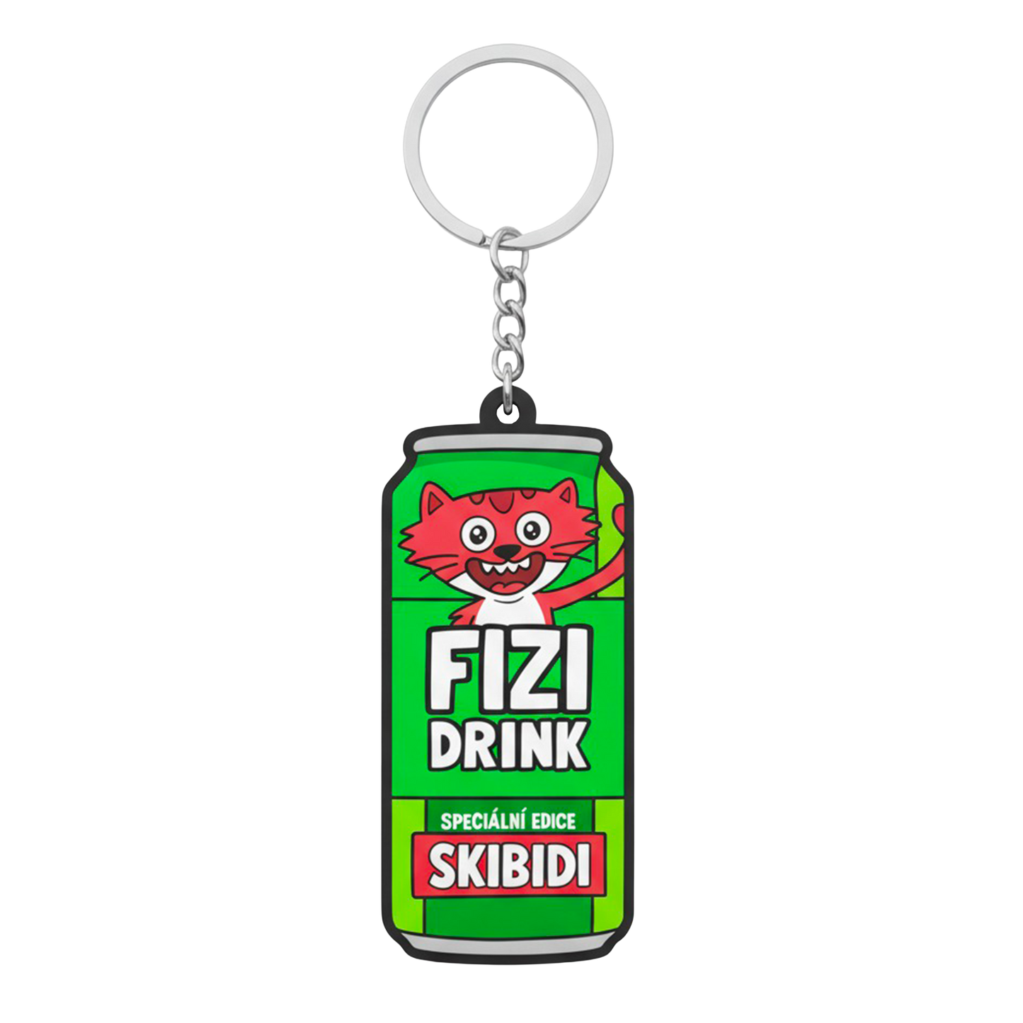 Kulcstartó FIZI DRINK zöld - gumi