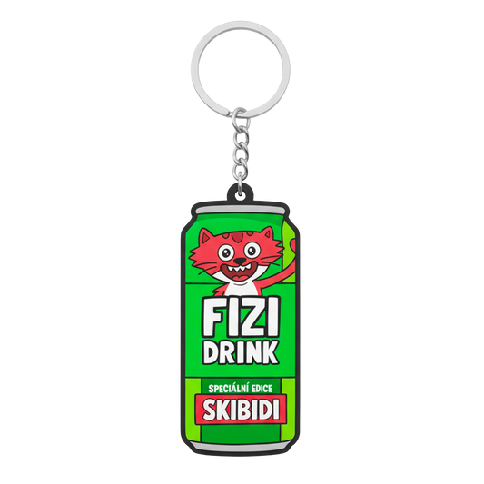 Kulcstartó FIZI DRINK zöld - gumi
