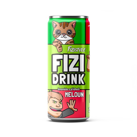 FIZI DRINK - Pepene galben 250ml CZE