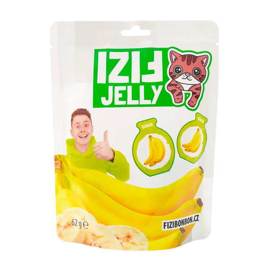 FIZI's JELLY YELLOW - Banană 62g 5 buc