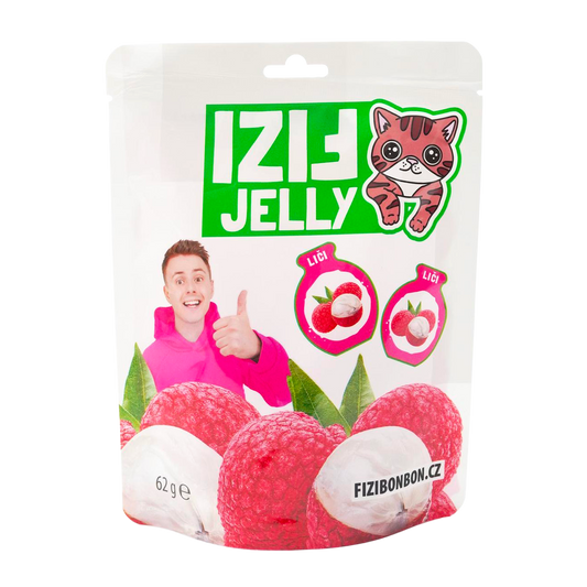 FIZI's JELLY GREEN - Lychee 62g 5 buc