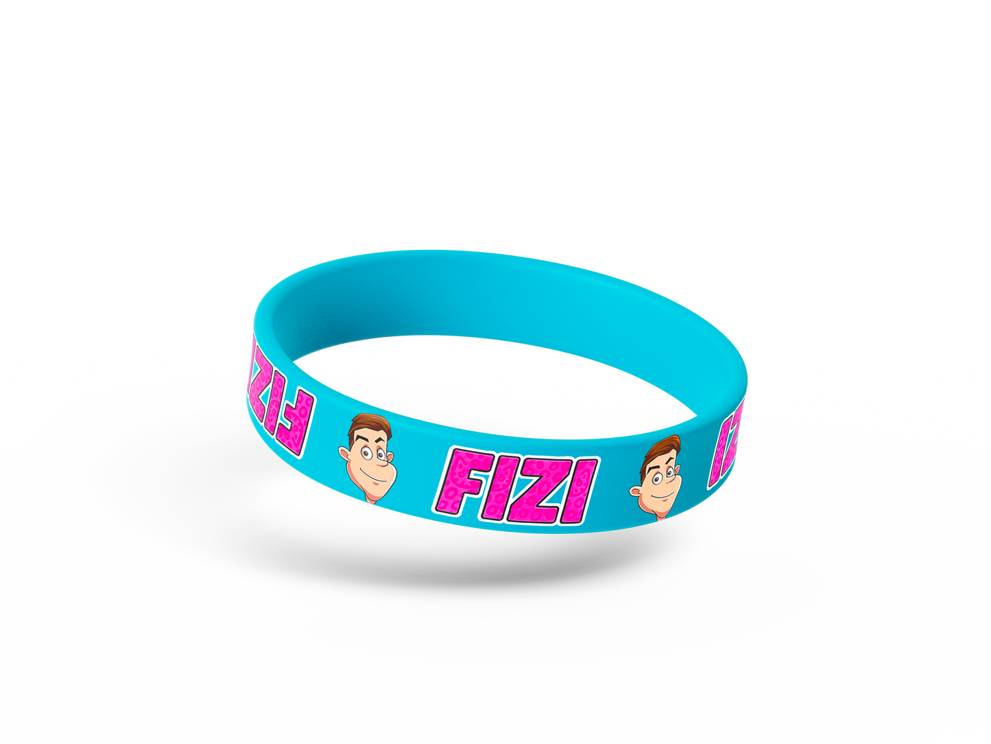 Brățară de cauciuc FIZI - albastru