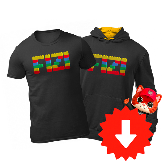 Set Tričko + Mikina FIZI z kostek