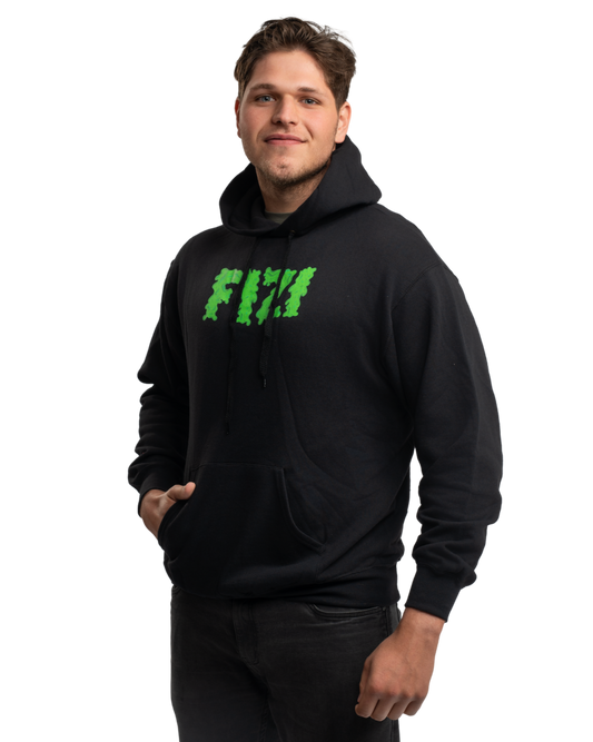 Sweatshirt FIZI SLIME - black