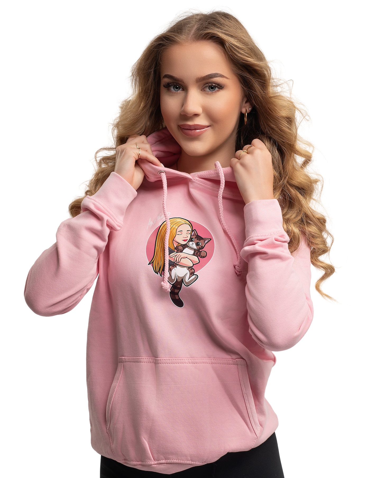 Anetka és Boris pulóver - rózsaszín