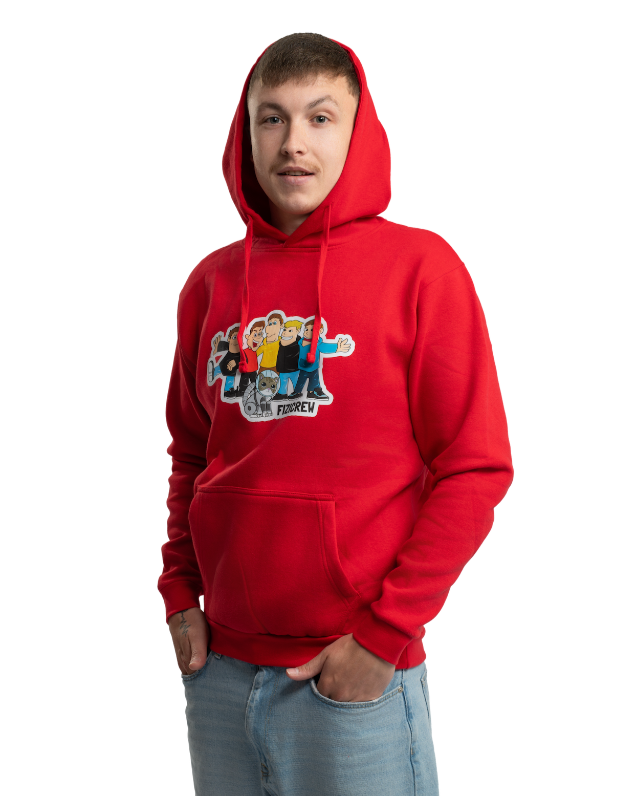 Sweatshirt FIZIcrew - red
