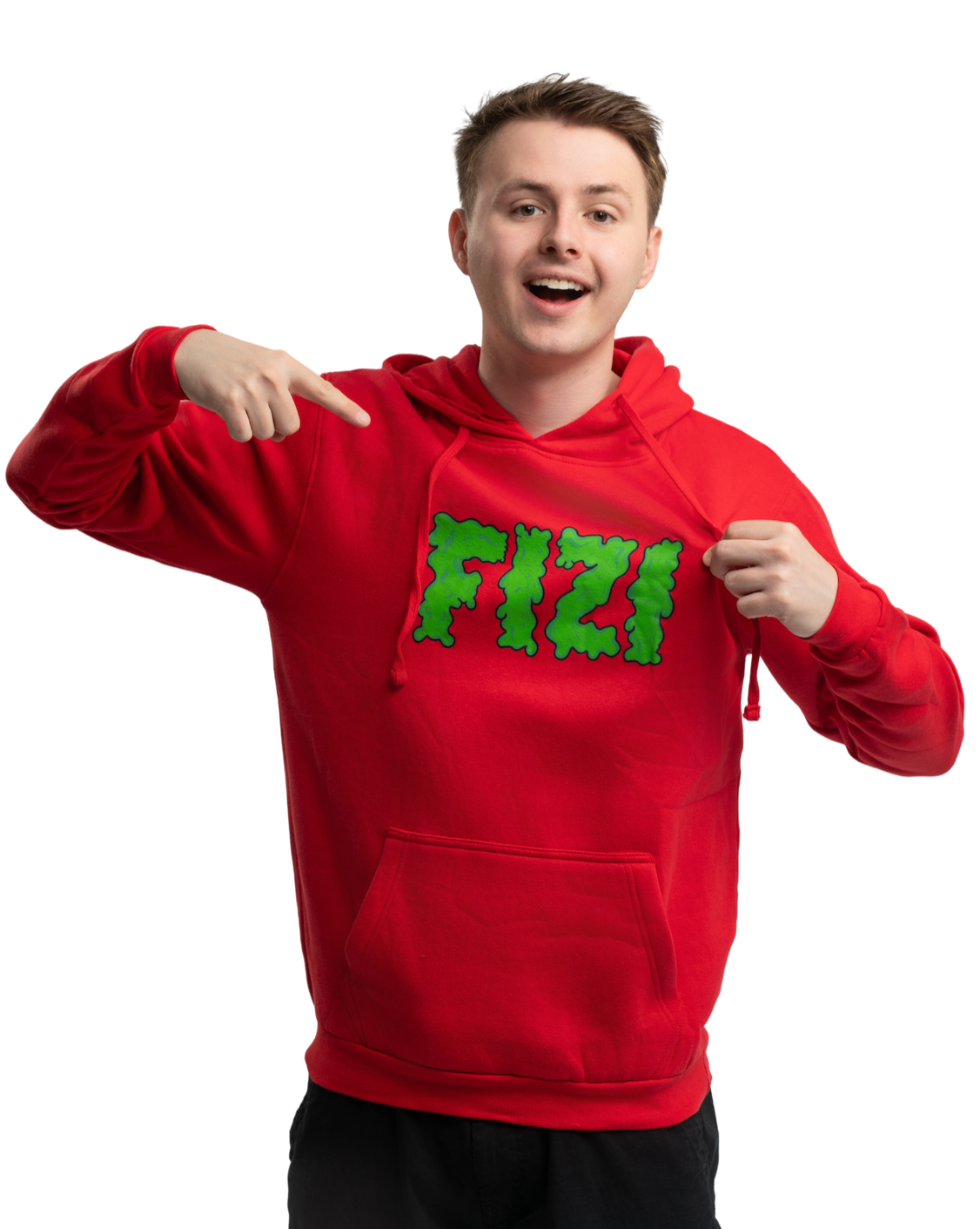 Bluza FIZI SLIME - czerwona