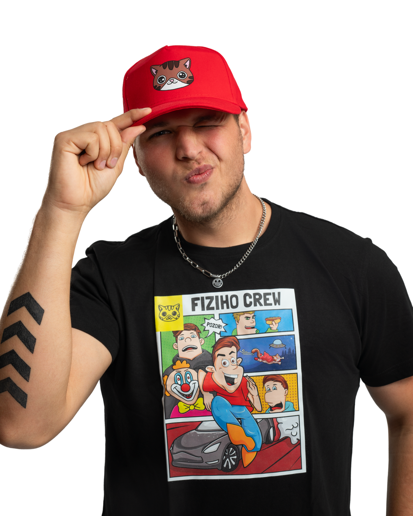 BORIS macskasapka - piros