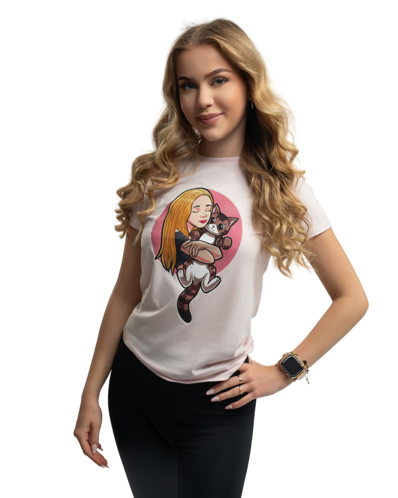 Anetka és Boris póló - rózsaszín