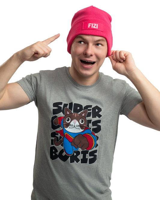 T-shirt SUPER BORIS - grey