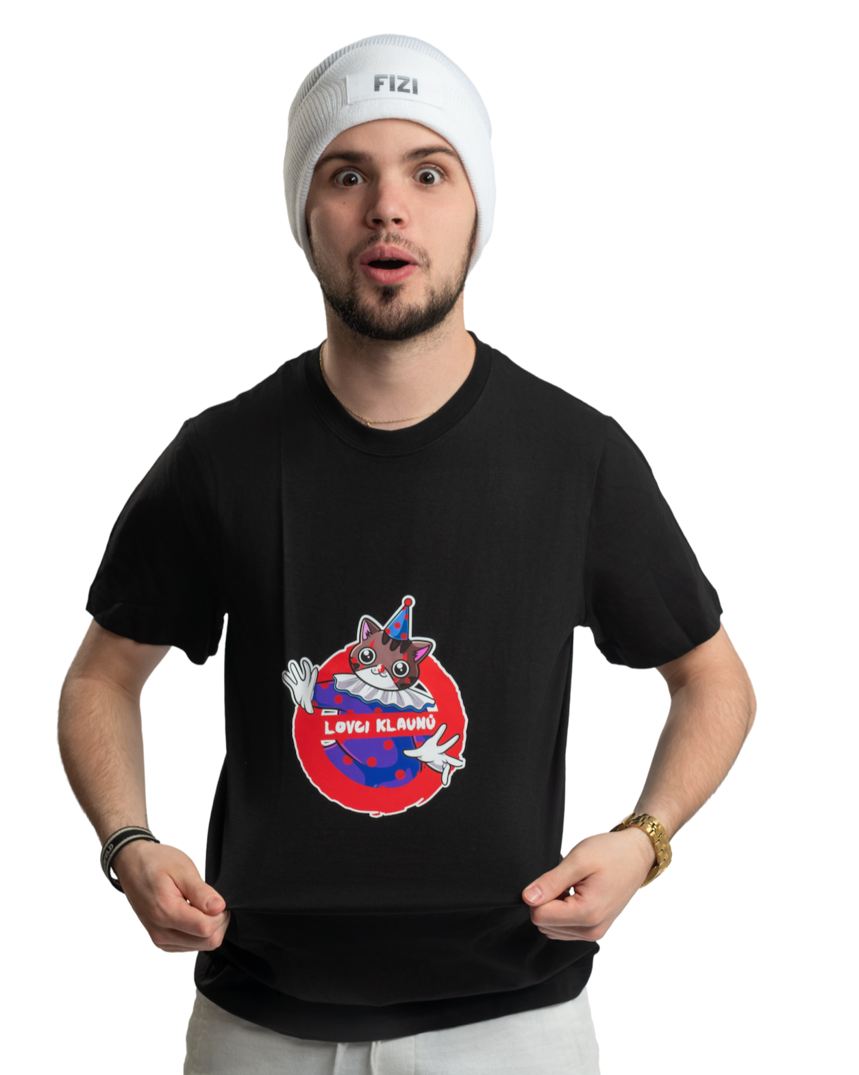 T-shirt Clown Hunters with Boris - black