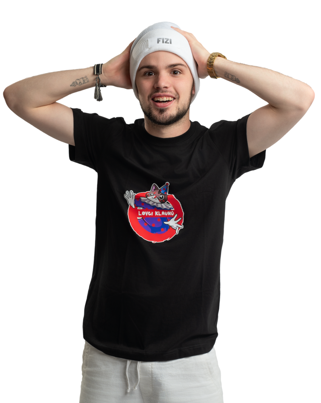 T-shirt Clown Hunters with Boris - black