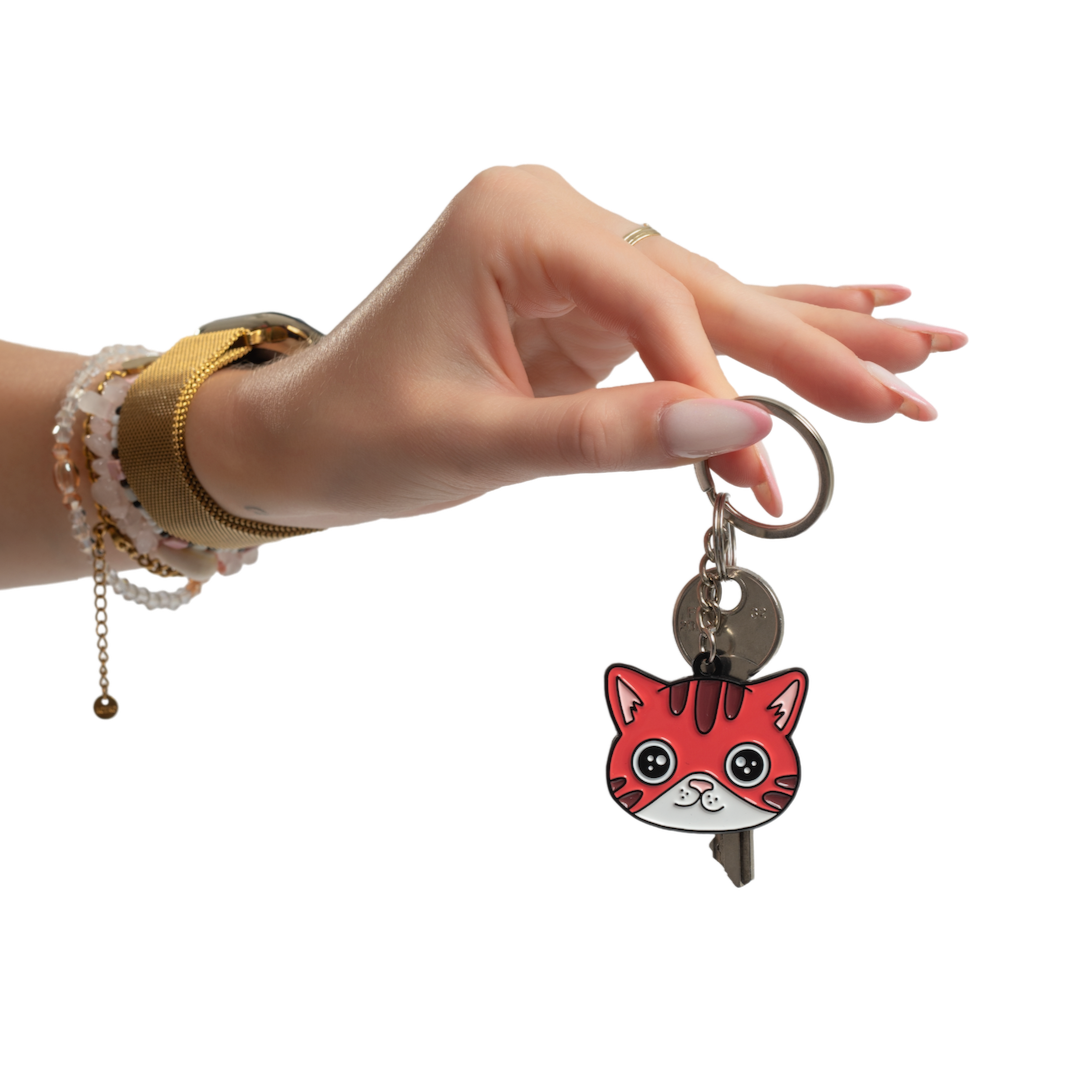 Keyring BORIS head - rubber