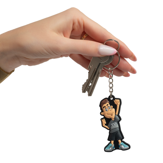 Pendant for keys FIZI character - rubber