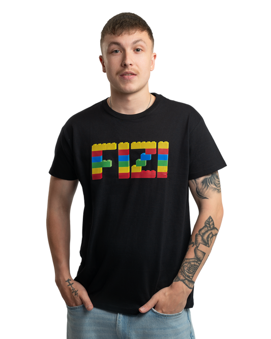 T-shirt FIZI od cubes - czarny
