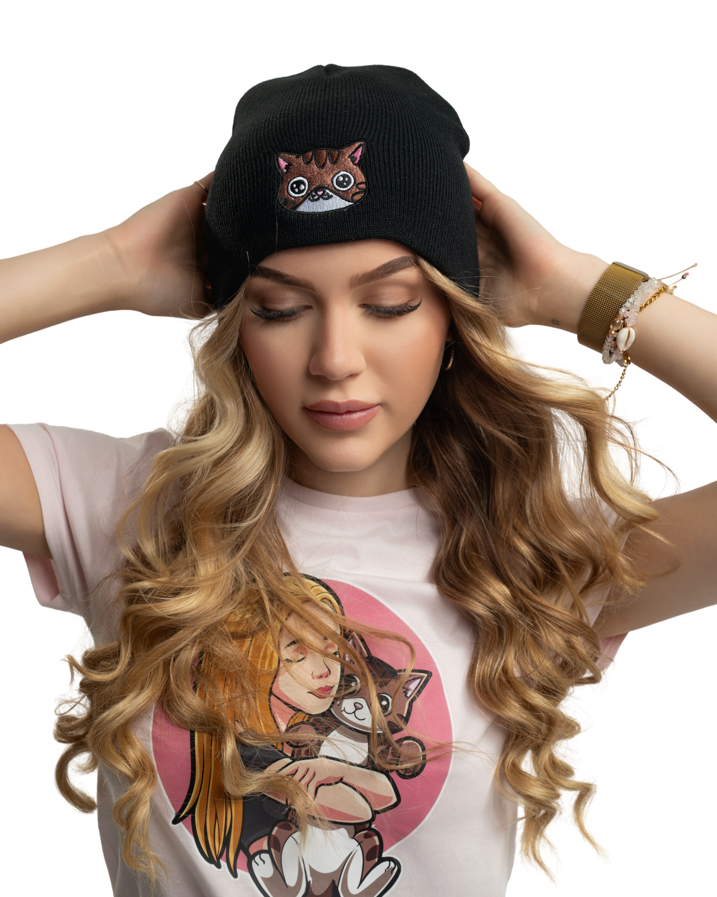 Cap Boris the Cat - black