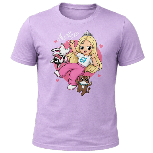 T-Shirt AnetkaBlox - lila