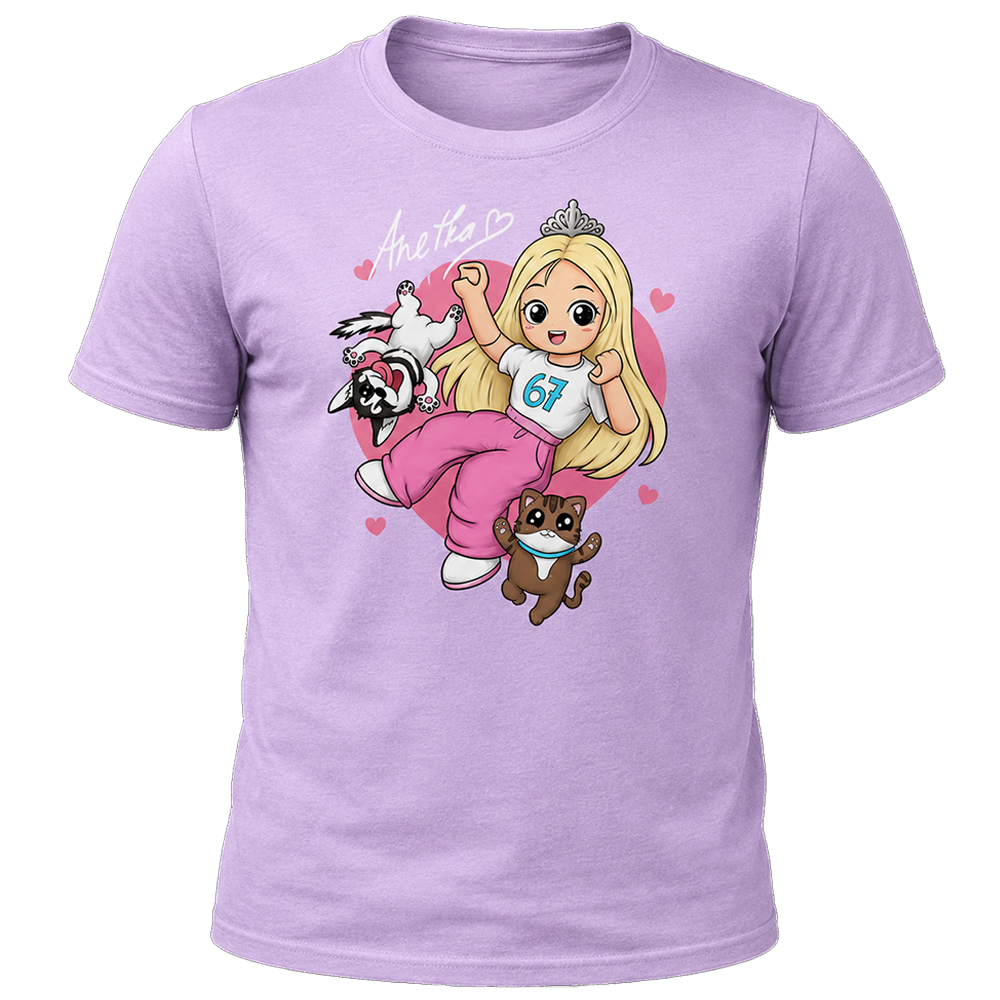 T-shirt AnetkaBlox - purple