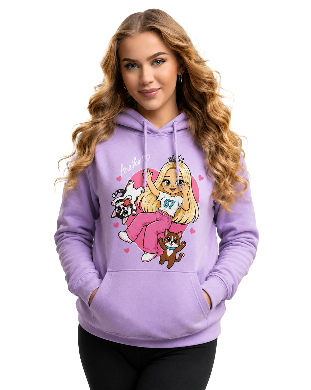 AnetkaBlox Hoodie - purple