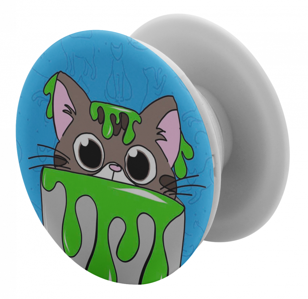 Popsocket - Boris the cat in slime – FIZIshop