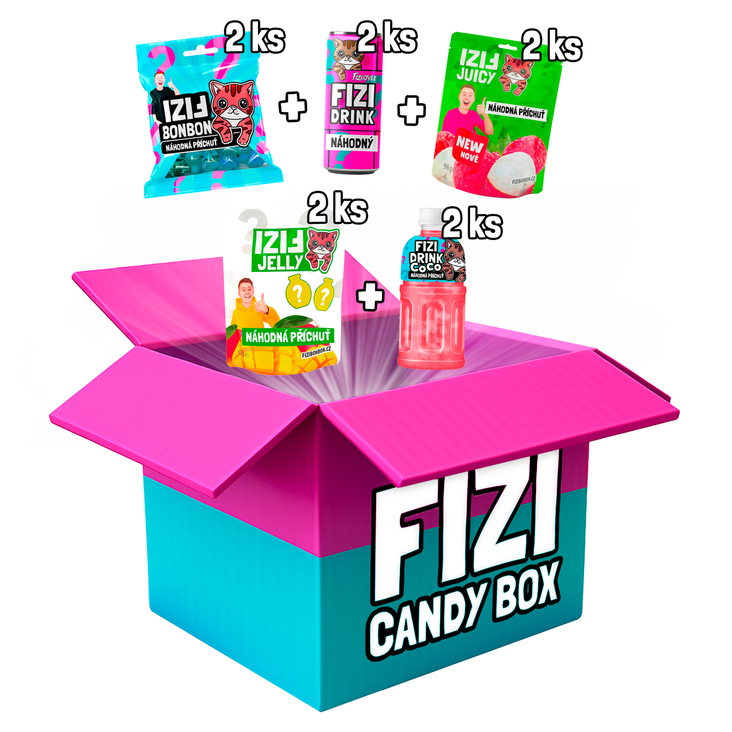 CUTIE MISTERIOASĂ DE BOMBOANE FIZI