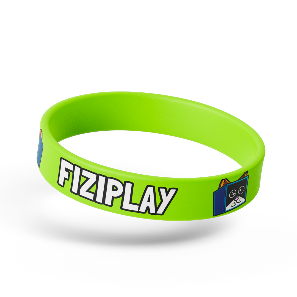 Rubber bracelet FIZIplay - green