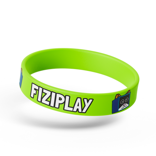 Rubber bracelet FIZIplay - green