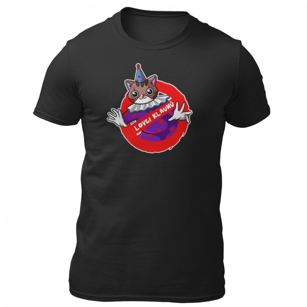 T-shirt Clown Hunters with Boris - black