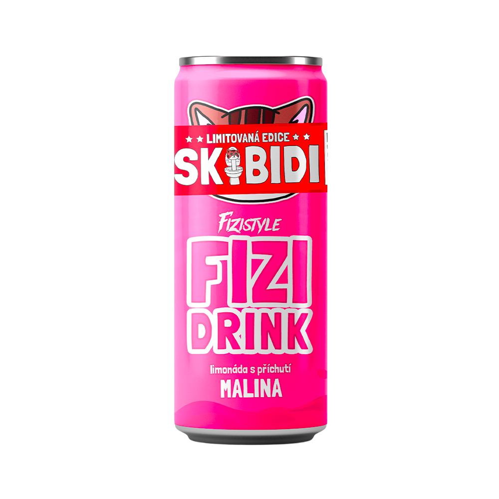 FIZI DRINK - Malinowy 250ml (EDYCJA SKIBIDI)