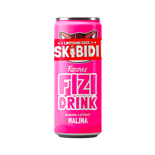 FIZI DRINK - Zmeură 250ml (EDIȚIE SKIBIDI)