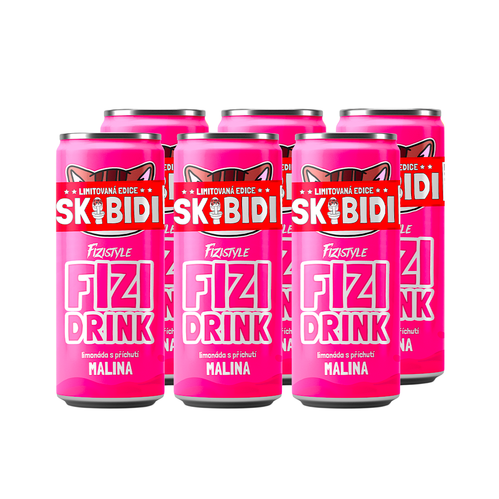 FIZI DRINK - Malinowy 250ml (EDYCJA SKIBIDI)