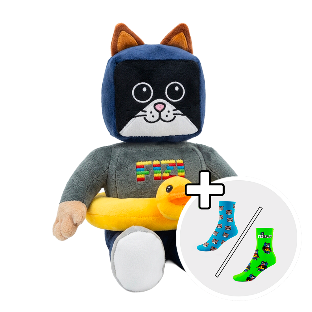 Plüsch FIZI + Socken gratis