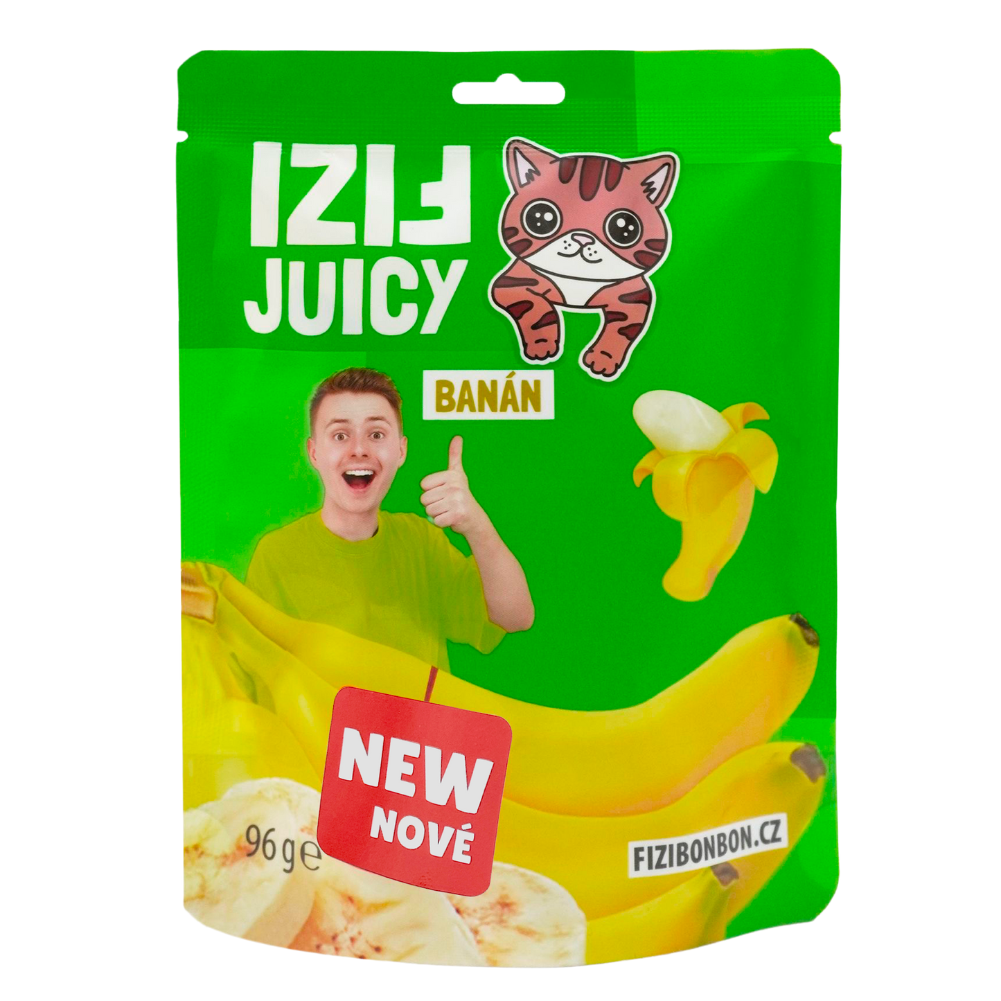 FIZI's JUICY BONBONS - Banana 96g 5 pcs