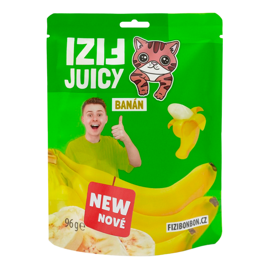 FIZI's JUICY BONBONS - Banană 96g 5 buc