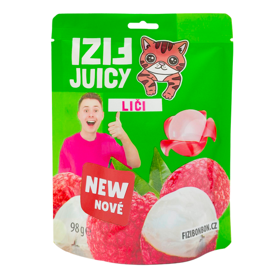 FIZI'S JUICY BONBONS - Liczi 98g 5 szt.