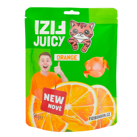 FIZI's JUICY BONBONS - Orange 96g 5 buc
