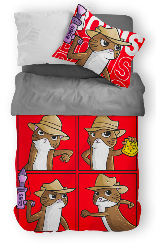 Ágynemű 3D 140x200, 70x90cm Boris - Agent