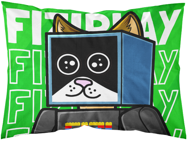 Lenjerie inclusă 3D 140x200, 70x90cm - FIZIplay